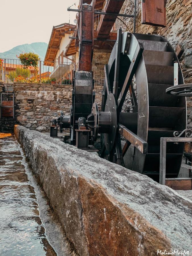 La Roggia - Lake Como Heritage Home In Molino Maufet Watermill - Patio On The Garden Колико Экстерьер фото